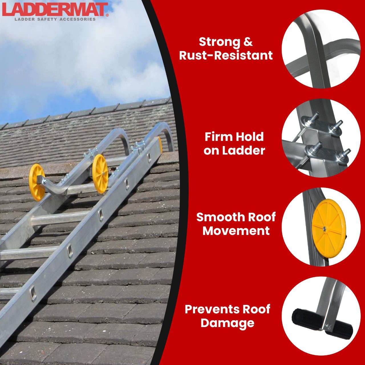 Laddermat Universal Roof Hook Kit - Image 2