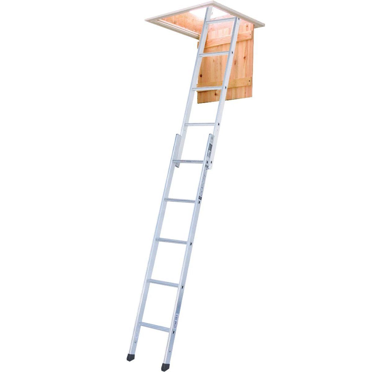 Werner Spacemaker 2 Section Aluminium Loft Ladder - Image 5