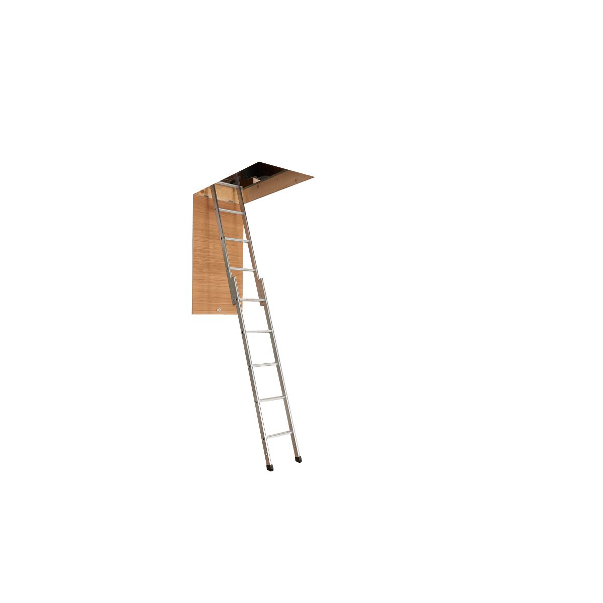 Werner Spacemaker 2 Section Aluminium Loft Ladder - Image 6