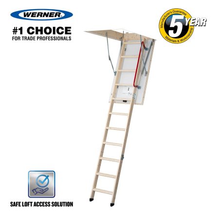 Werner Eco S Line Timber Loft Ladder