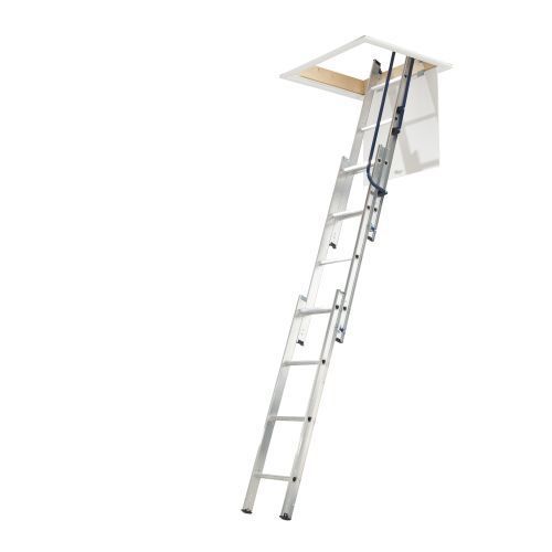 3 Section Loft Ladder with Handrail