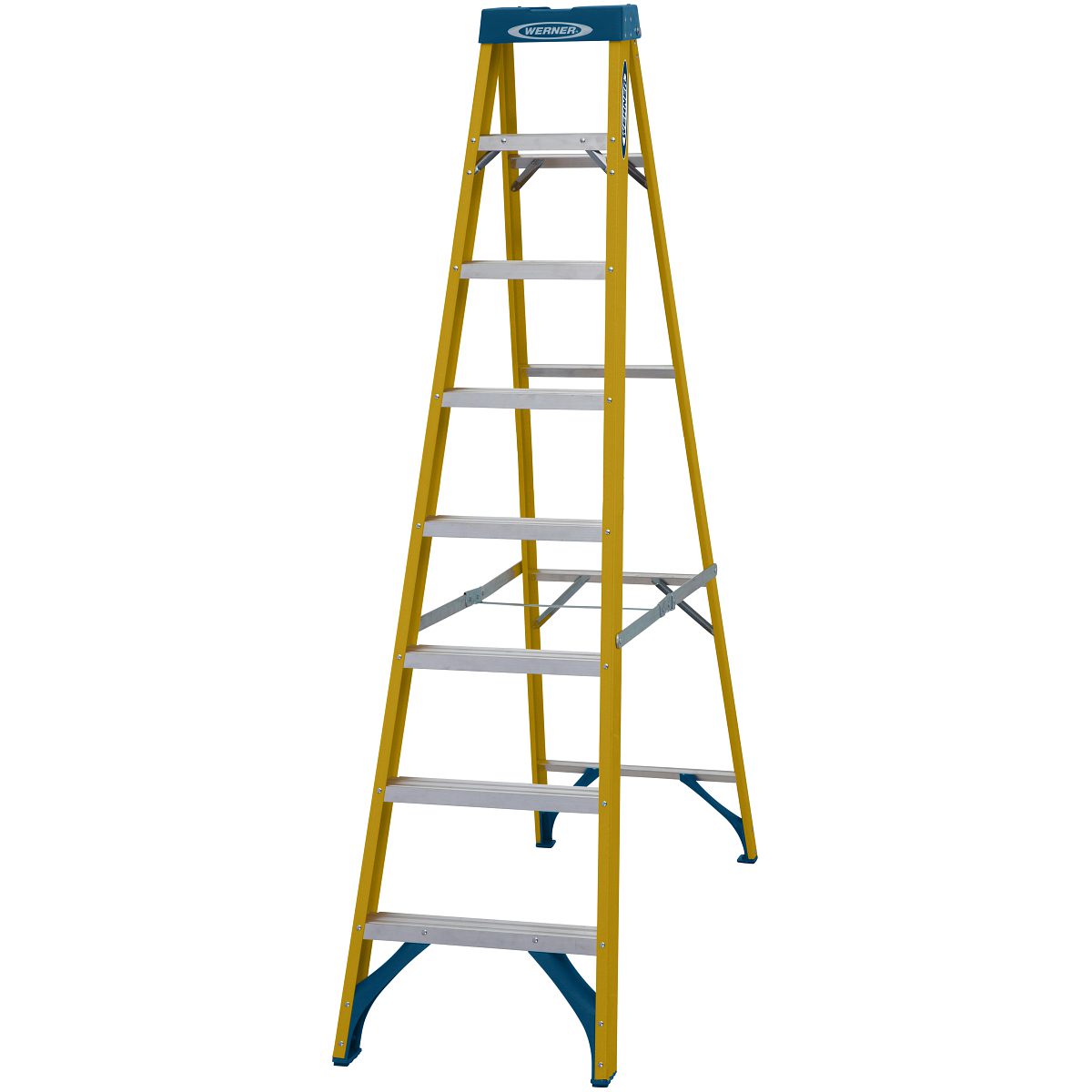 Werner Trade Fibreglass Swingback Step Ladders - Image 35