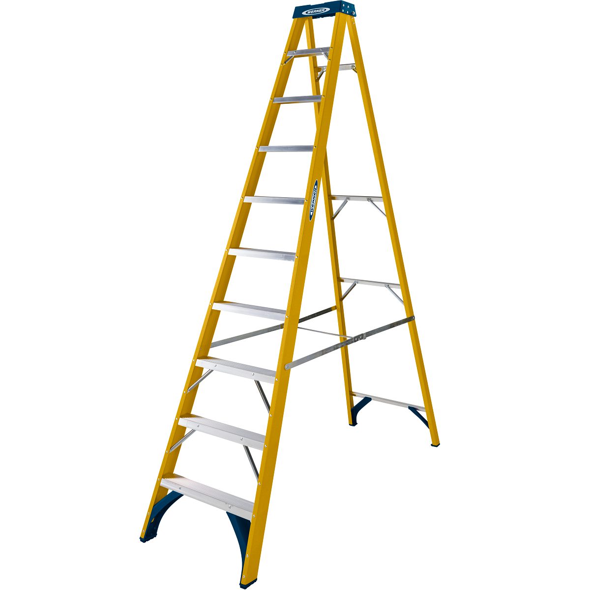 Werner Trade Fibreglass Swingback Step Ladders - Image 34