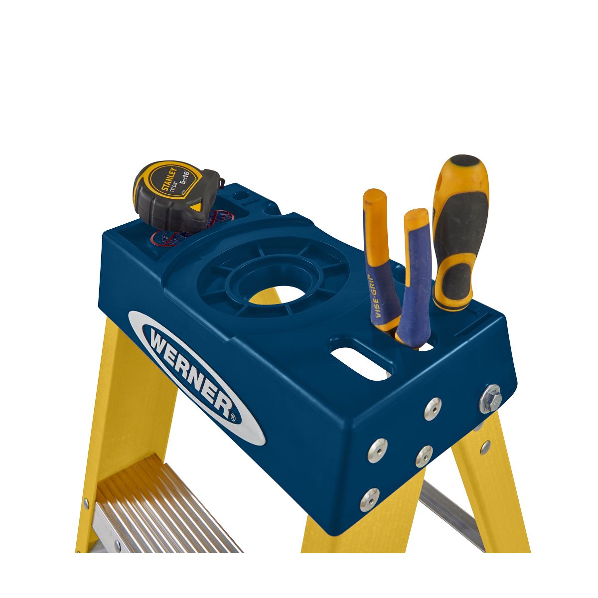 Werner Trade Fibreglass Swingback Step Ladders - Image 32