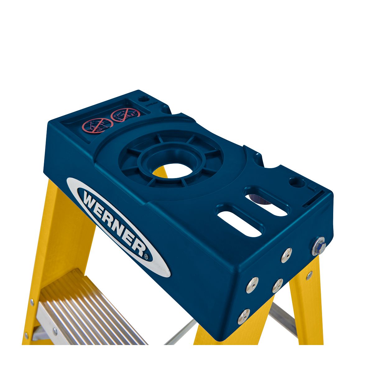 Werner Trade Fibreglass Swingback Step Ladders - Image 29