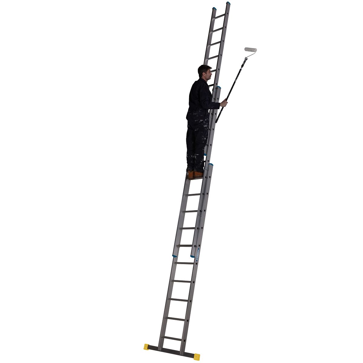 Werner 3 Section D Rung Extension Ladder - Image 12