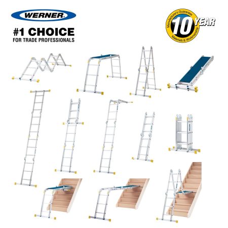 Werner 12 Way Multi-Purpose Combination Ladder