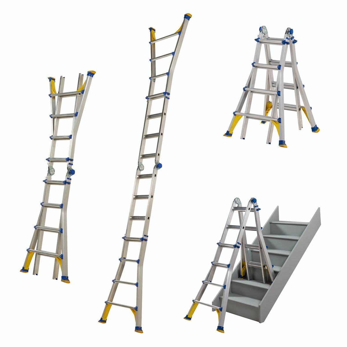Werner Aluminium MultiPurpose Telescopic Combination Ladder