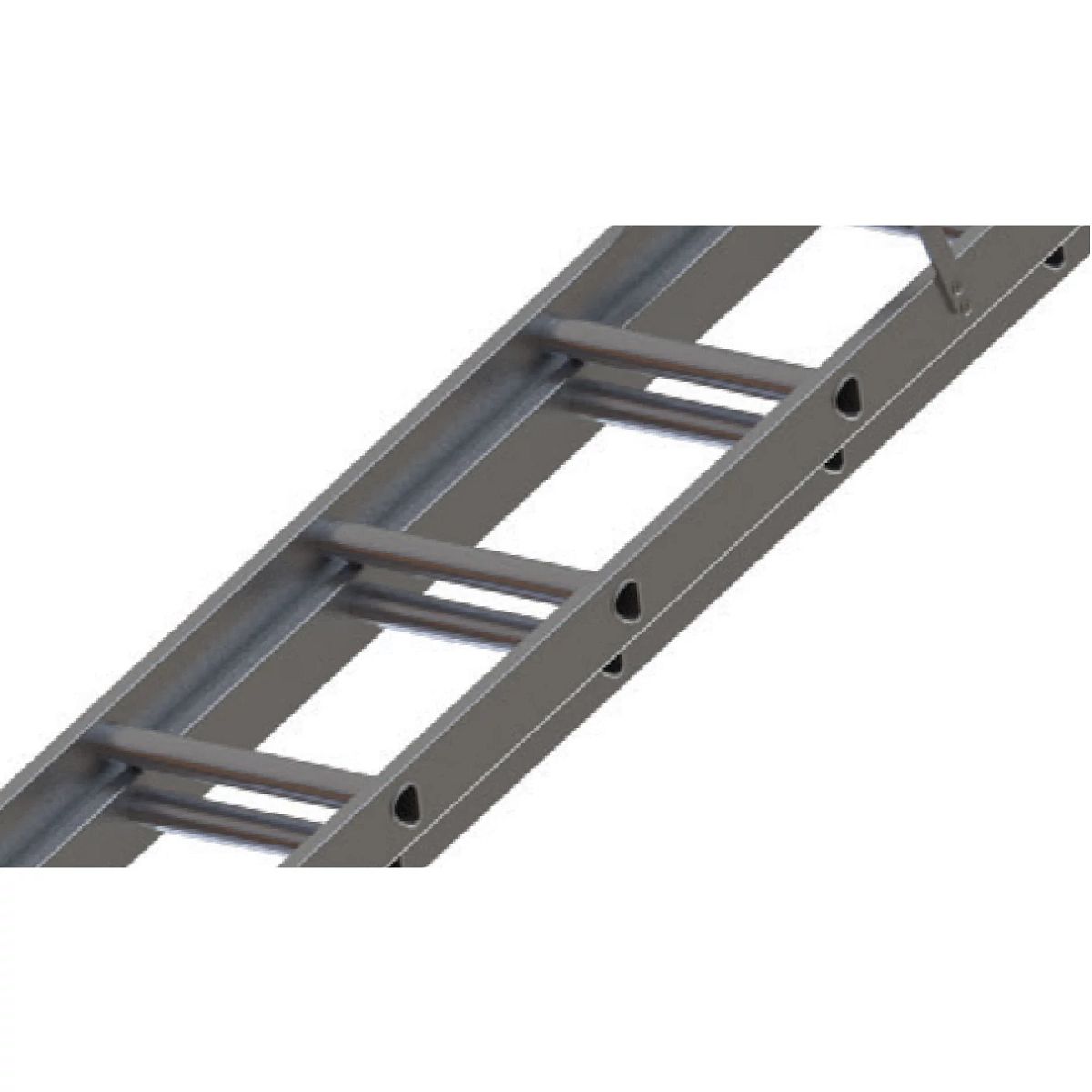 Werner Aluminium 2 Section Extending Roof Ladder - Image 4