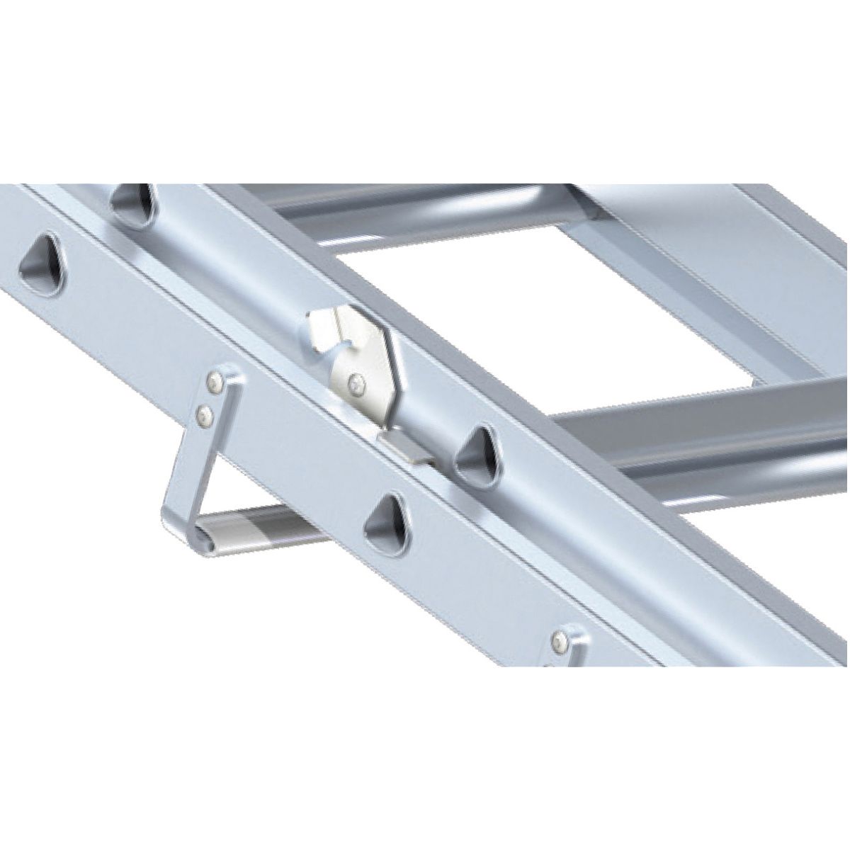 Werner Aluminium 2 Section Extending Roof Ladder - Image 3