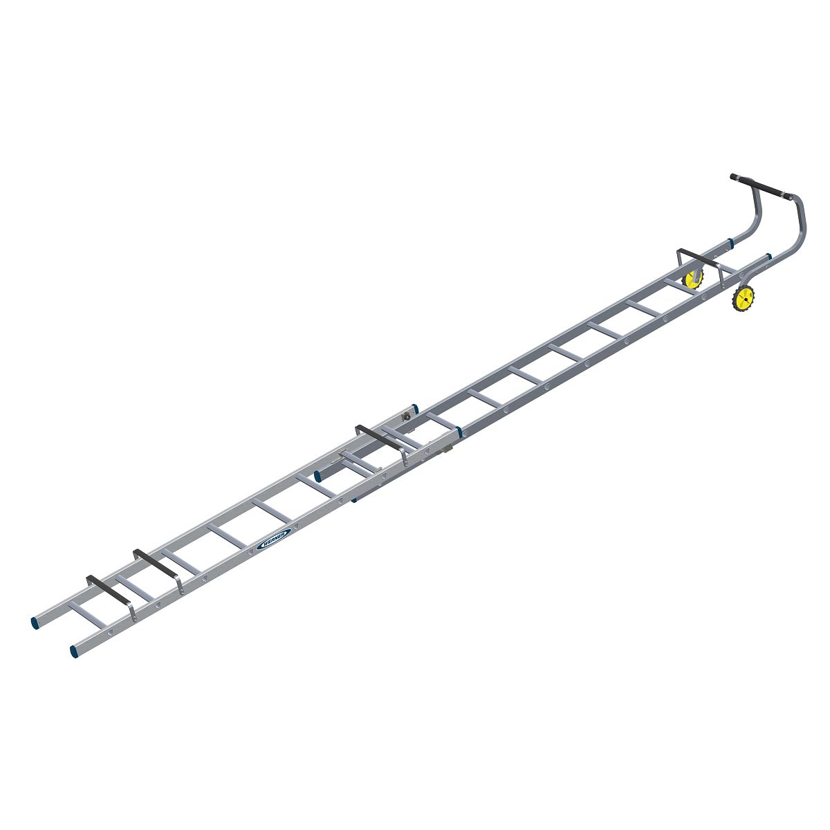 Werner Aluminium 2 Section Extending Roof Ladder - Image 2