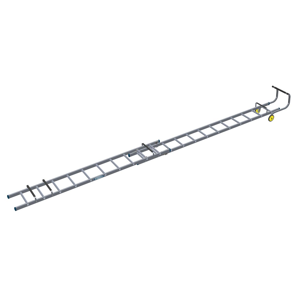 Werner Aluminium 2 Section Extending Roof Ladder - Image 11