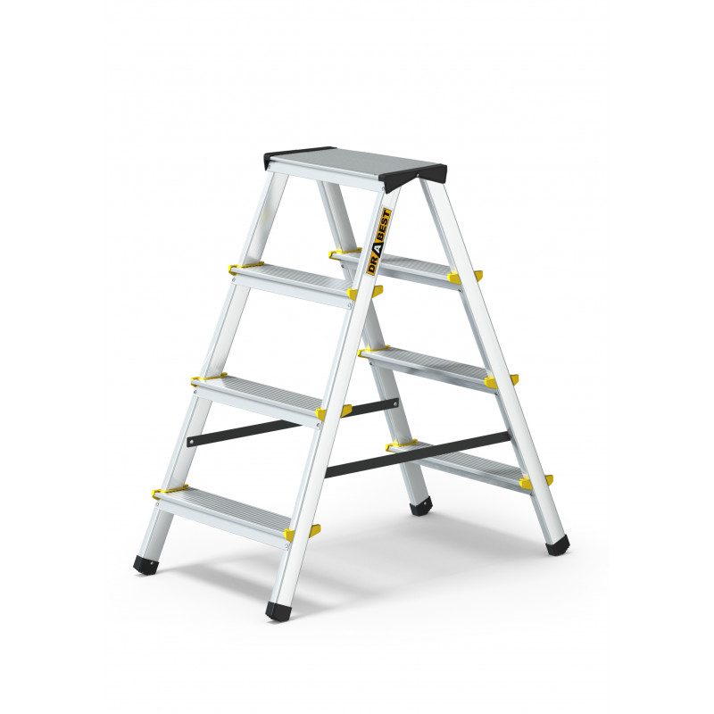 Drabest Builders Aluminium Double Sided Steps - Image 4