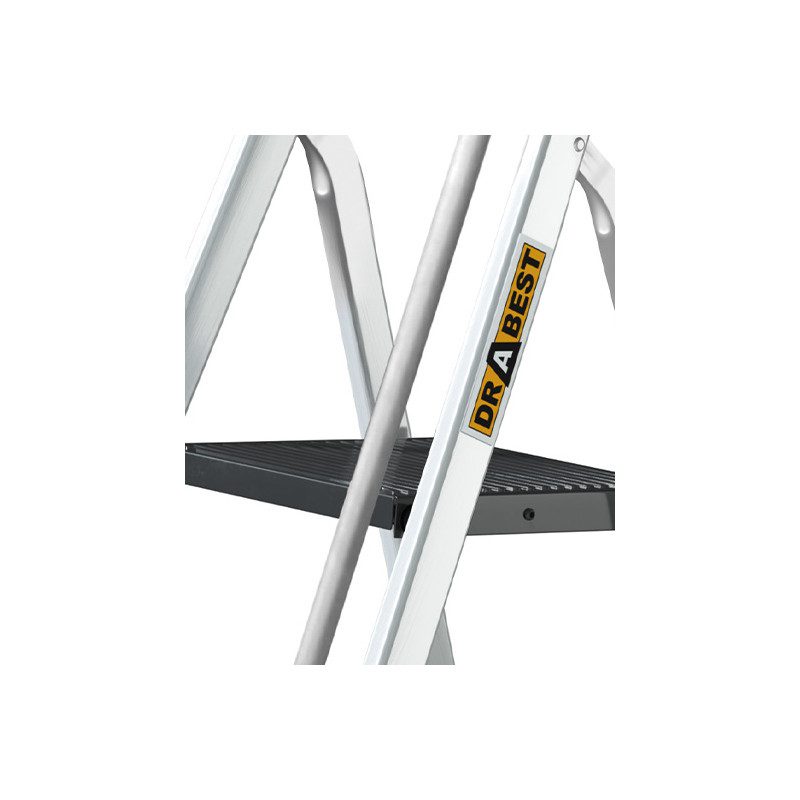 Drabest Aluminium Household Ladder with Handrails - Image 7