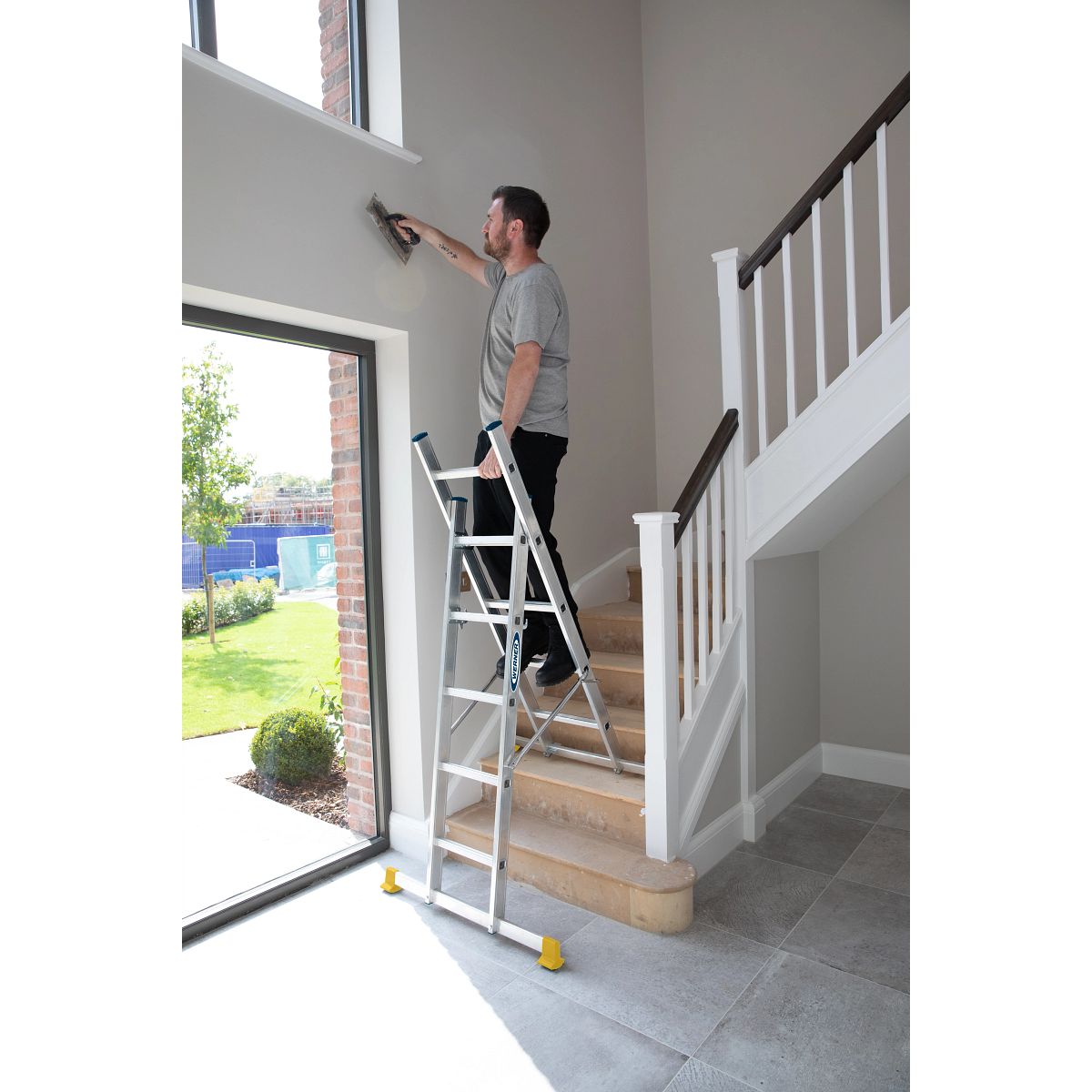 Werner 5 Way Combination Ladder with Platform - Image 9