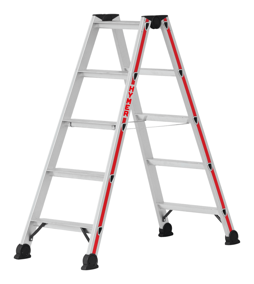 Hymer Red Line Double-Sided Step Ladder (4024) - Image 11
