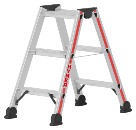 Hymer Red Line Double-Sided Step Ladder (4024) - Image 10