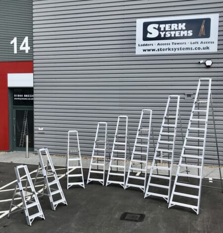 Aluminium Platform Step Ladders