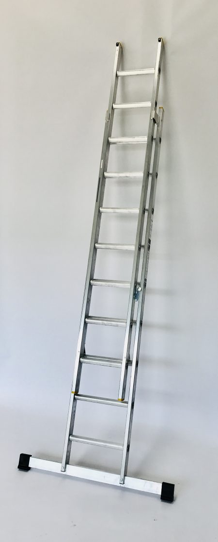 Alumium, Double Section 9 Rung Extension Ladder