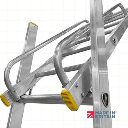 Sterk Systems, Aluminium Extending Conservatory Ladder, Hinge Detail