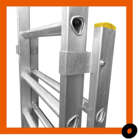 Sterk Systems, Aluminium Extending Conservatory Ladder, Upper Detail