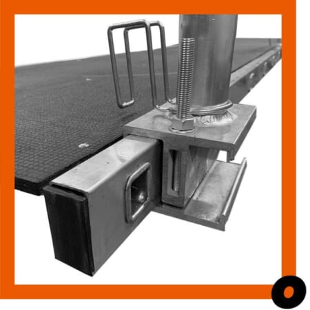 Sterk Systems, Aluminium Lightweight Staging Board, Close Detail