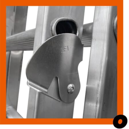 Sterk Systems, Double Section, Extension Ladder, Close Detail