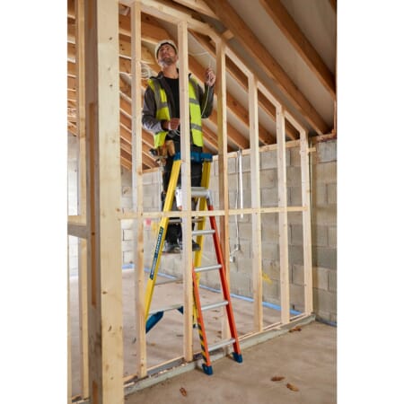 Werner LEANSAFE X3 Fibreglass Multi-Purpose Ladder - Image 14