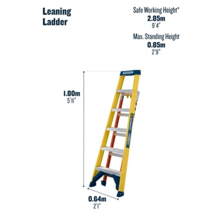 Werner LEANSAFE X3 Fibreglass Multi-Purpose Ladder - Image 23