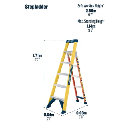 Werner LEANSAFE X3 Fibreglass Multi-Purpose Ladder - Image 24