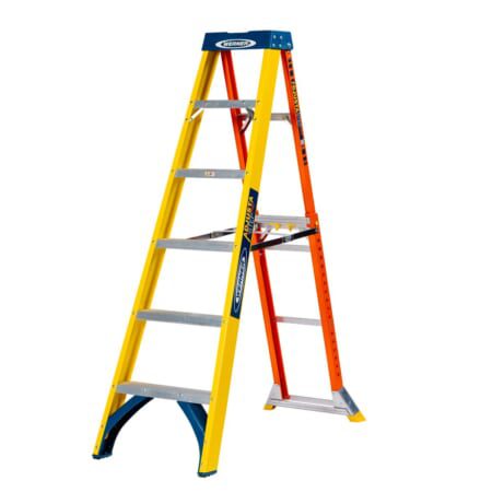 Werner Adjustastep Pro Fibreglass Step Ladder - Image 11