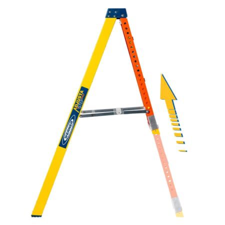 Werner Adjustastep Pro Fibreglass Step Ladder - Image 6