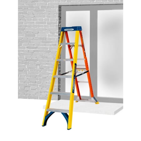 Werner Adjustastep Pro Fibreglass Step Ladder - Image 7