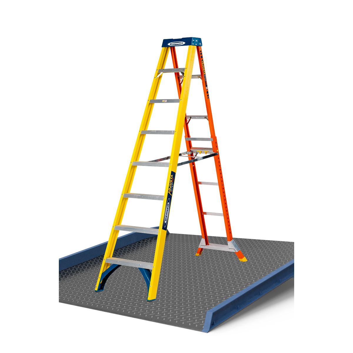 Werner Adjustastep Pro Fibreglass Step Ladder - Image 28