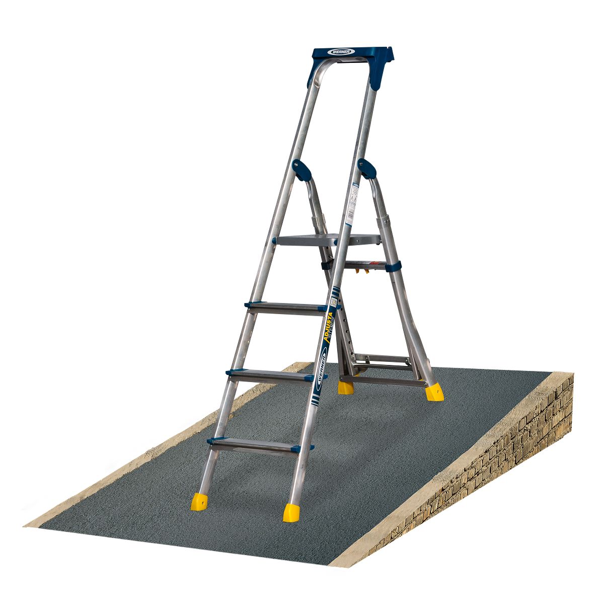 Werner Adjustastep Pro Aluminium Step Ladder - Image 10