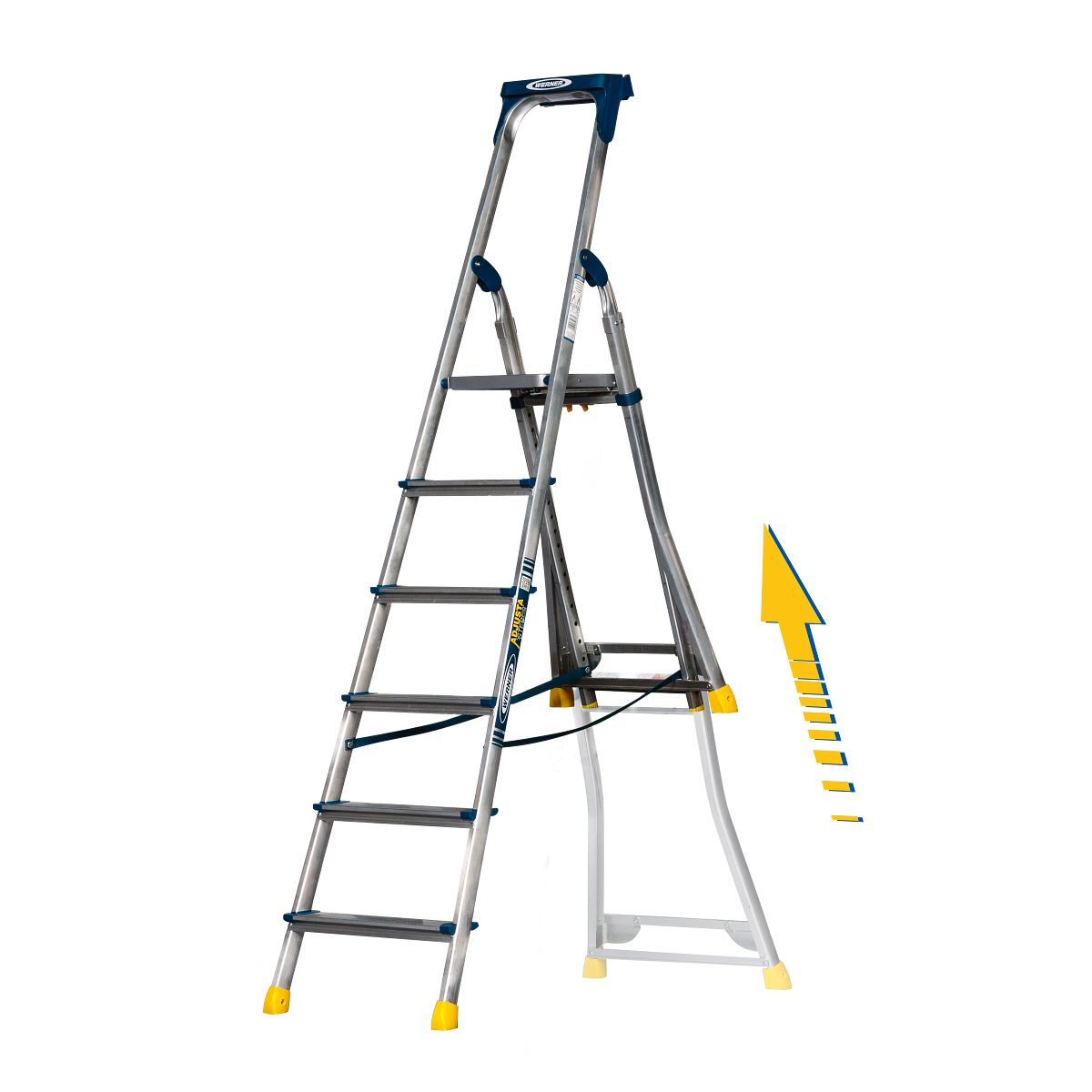 Werner Adjustastep Pro Aluminium Step Ladder - Image 27