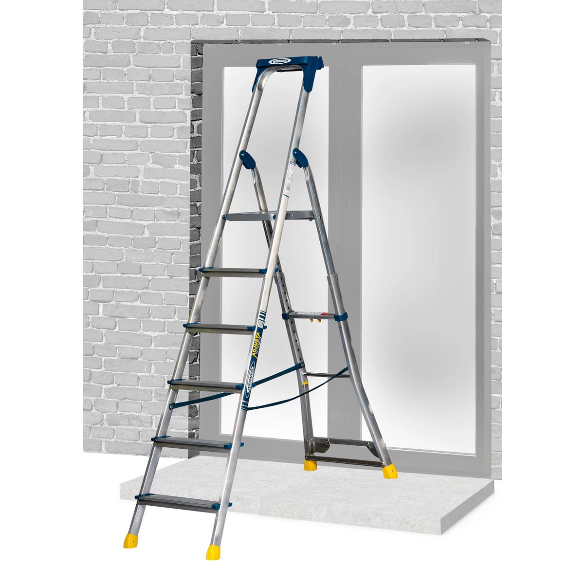 Werner Adjustastep Pro Aluminium Step Ladder - Image 29