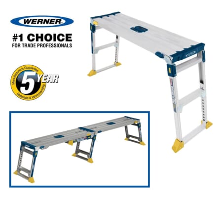 Werner Adjustable Linking Pro Work Platform
