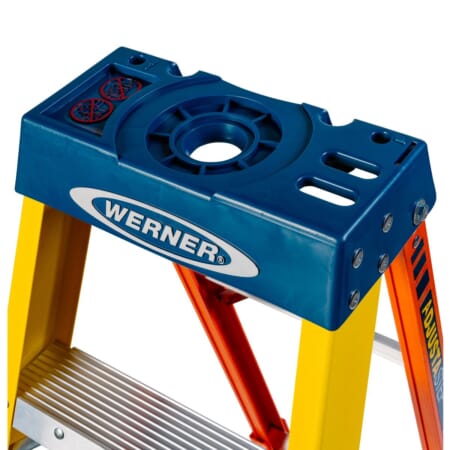 Werner Adjustastep Pro Fibreglass Step Ladder - Image 15